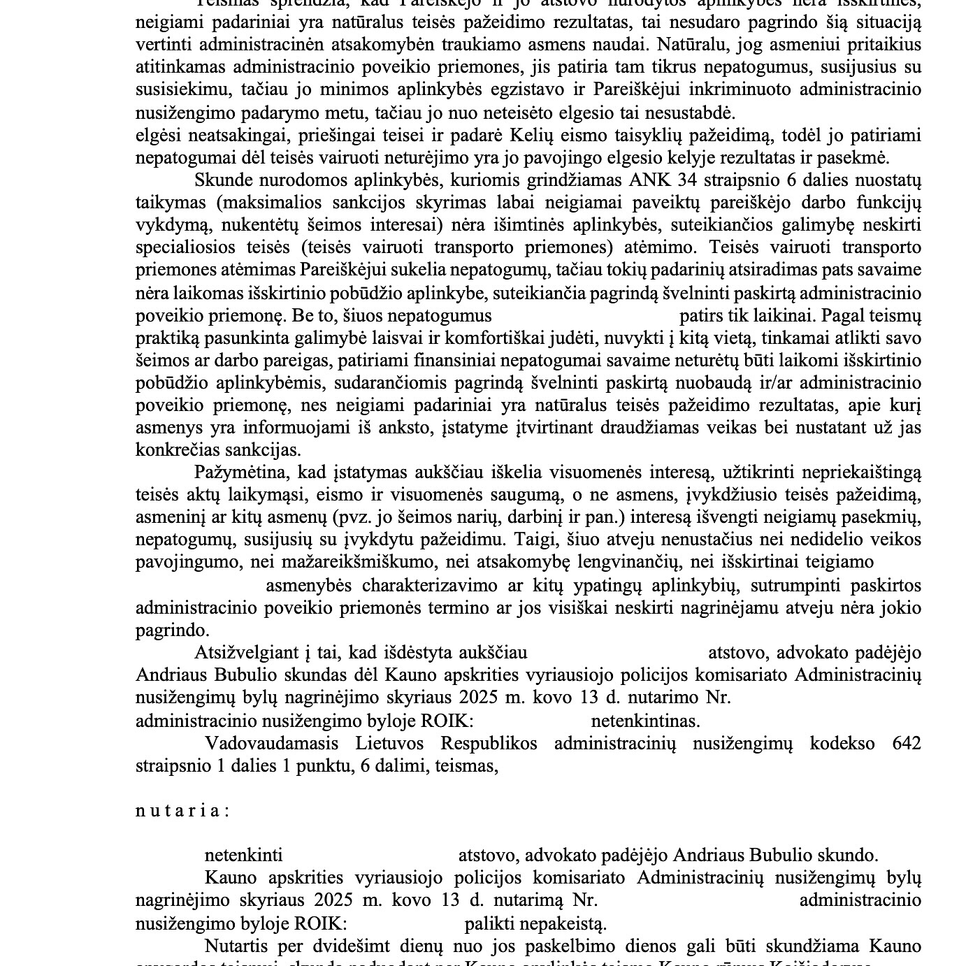 Teismo / institucijos sprendimas, 4 psl.
