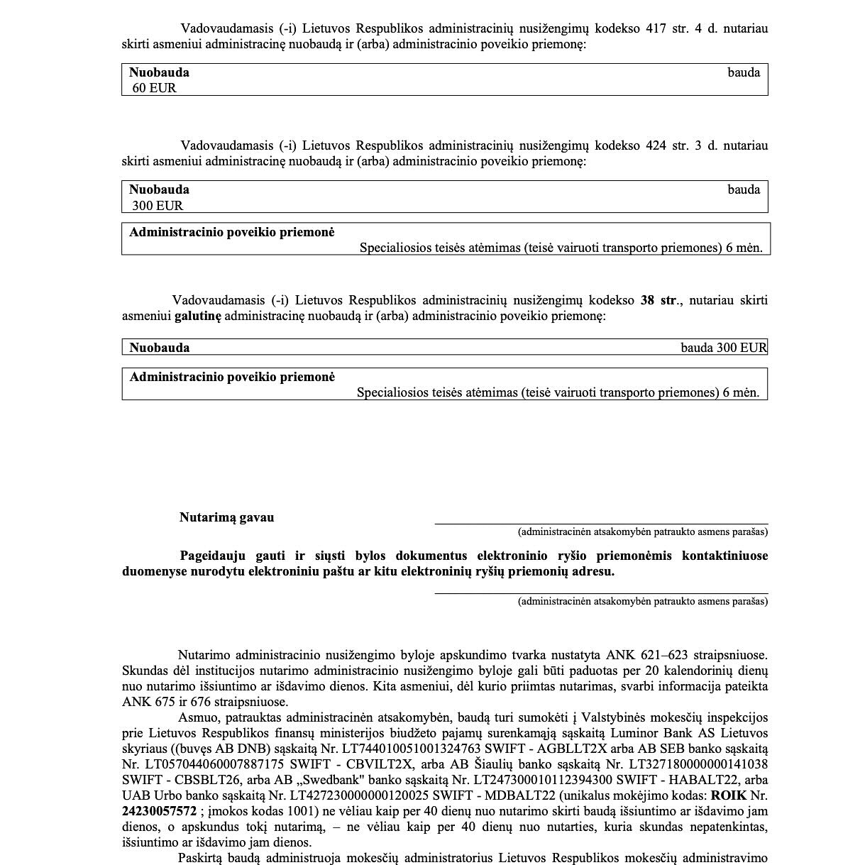 Teismo / institucijos sprendimas, 2 psl.