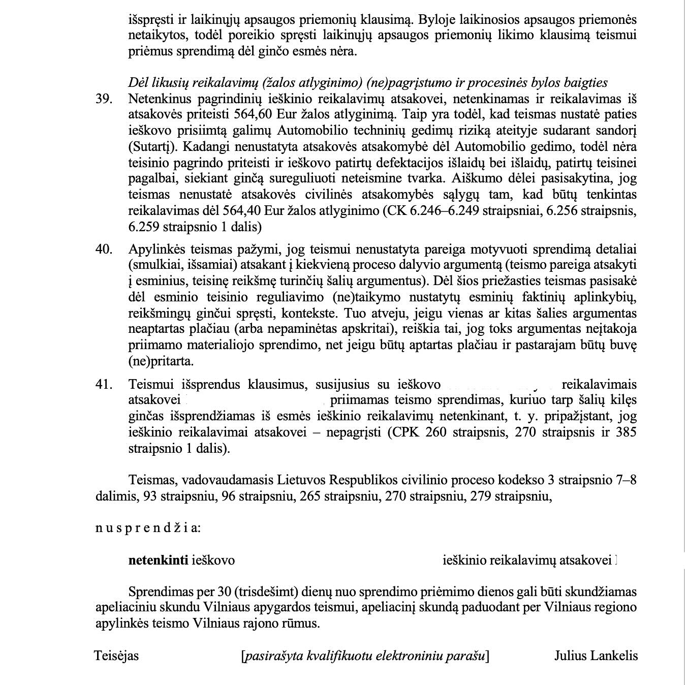 Teismo / institucijos sprendimas, 3 psl.