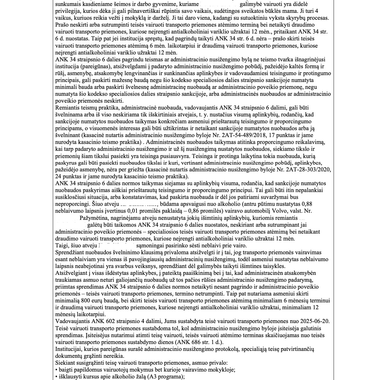 Teismo / institucijos sprendimas, 2 psl.