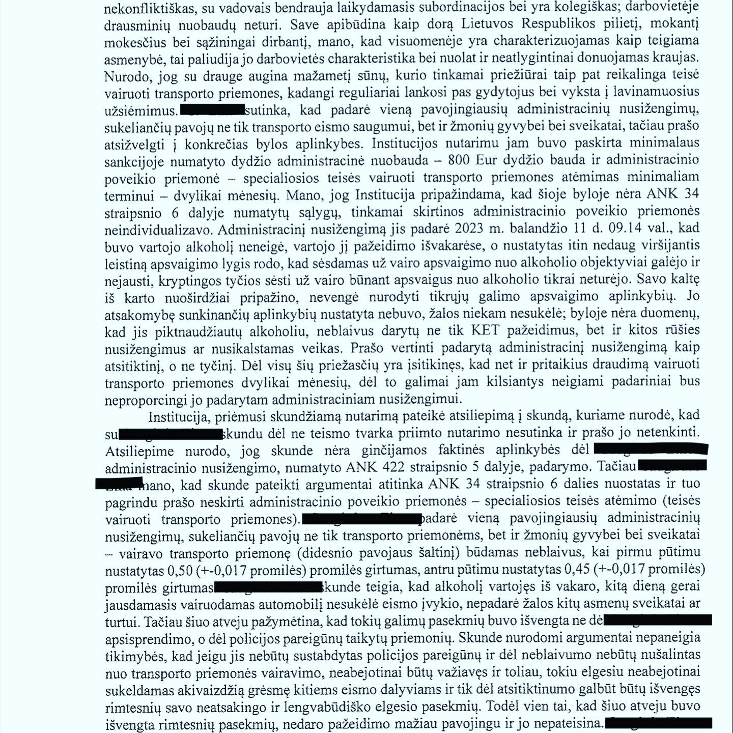 Teismo / institucijos sprendimas, 2 psl.