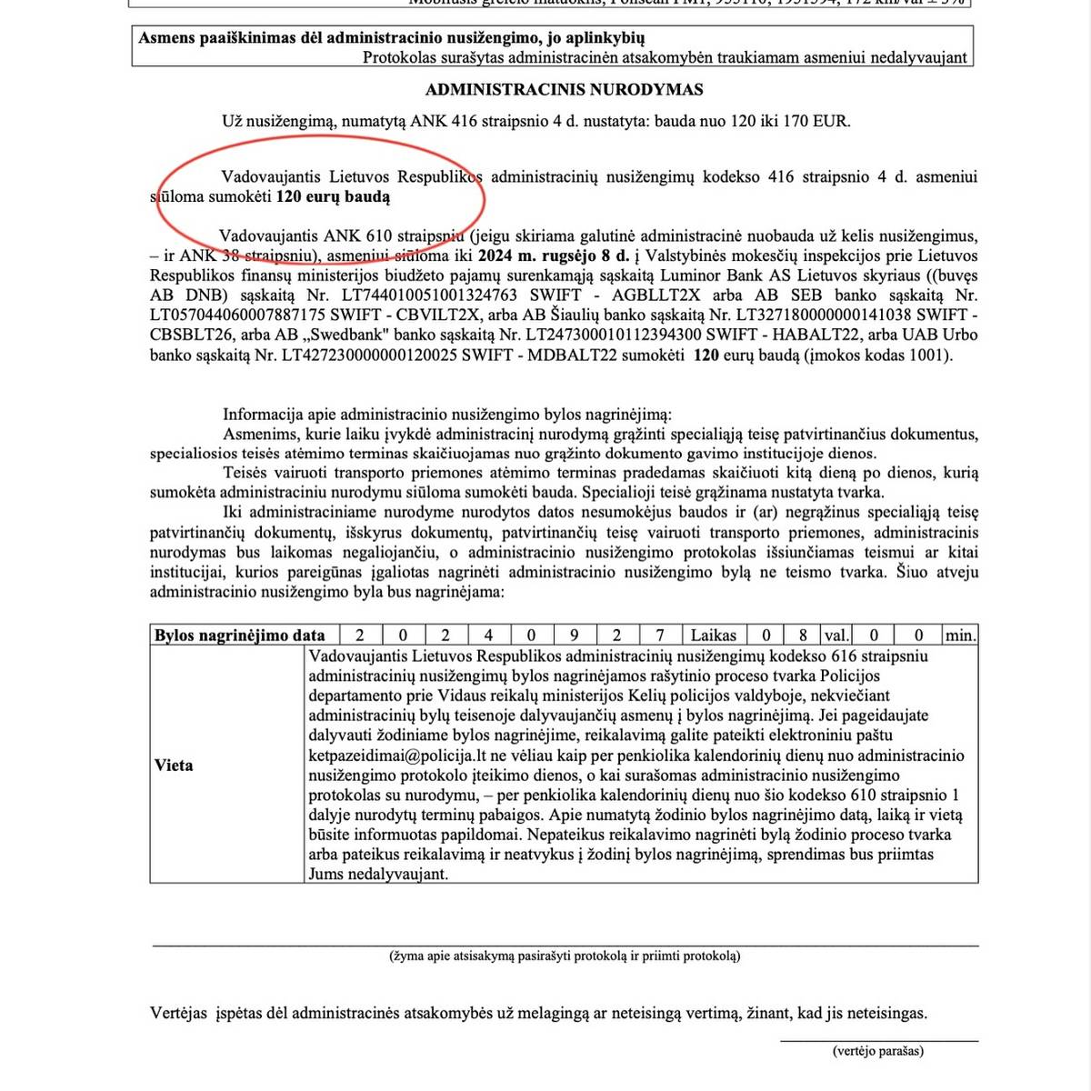 166 km/val ir vairavimas be teisės: atėmimas panaikintas – sprendimas, 5 psl.